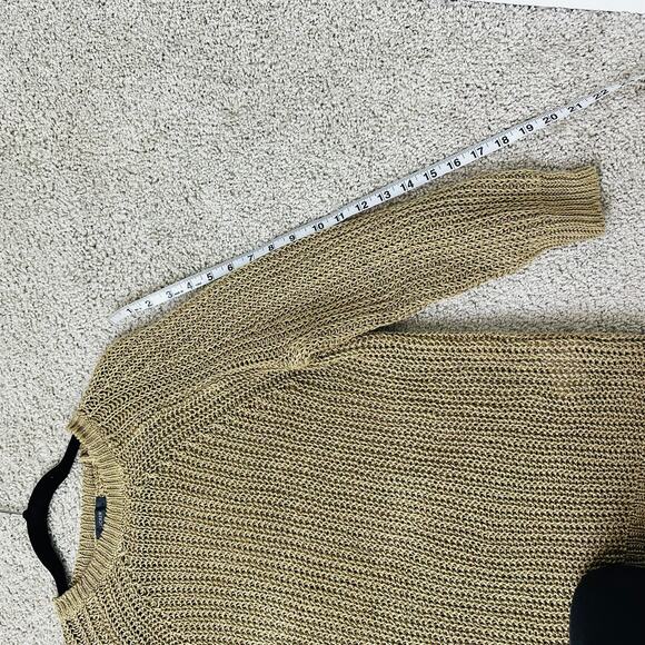 J.Crew Relaxed-fit linen beach sweater in Light Walnut Small - Picture 9 of 9